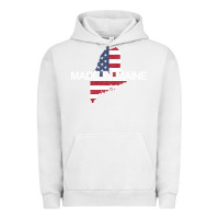 Pigment Lunar Rock made in maine american flag funny patriotic state lover gift Urban Hoodie - linhVisuals