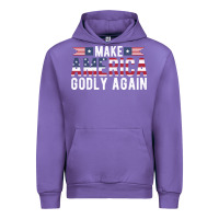 Tulip make america godly again american flag letters christian quote Urban Hoodie - linhVisuals