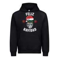 Black mexican christmas sugar skull feliz navidad spanish speaking xmas gift Urban Hoodie - linhVisuals