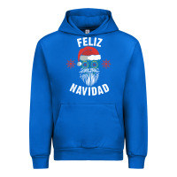 Cobalt mexican christmas sugar skull feliz navidad spanish speaking xmas gift Urban Hoodie - linhVisuals