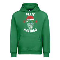 Emerald mexican christmas sugar skull feliz navidad spanish speaking xmas gift Urban Hoodie - linhVisuals