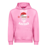 Fuchsia Pink mexican christmas sugar skull feliz navidad spanish speaking xmas gift Urban Hoodie - linhVisuals