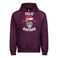 Mauve Wine mexican christmas sugar skull feliz navidad spanish speaking xmas gift Urban Hoodie - linhVisuals