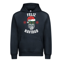 Navy mexican christmas sugar skull feliz navidad spanish speaking xmas gift Urban Hoodie - linhVisuals