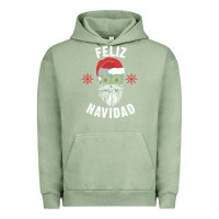 Pigment Oil Green mexican christmas sugar skull feliz navidad spanish speaking xmas gift Urban Hoodie - linhVisuals