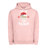 Pigment Salmon mexican christmas sugar skull feliz navidad spanish speaking xmas gift Urban Hoodie - linhVisuals