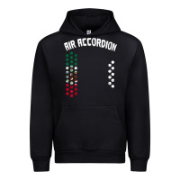 Black mexican flag air accordion music instrument lover gift Urban Hoodie - linhVisuals
