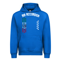 Cobalt mexican flag air accordion music instrument lover gift Urban Hoodie - linhVisuals