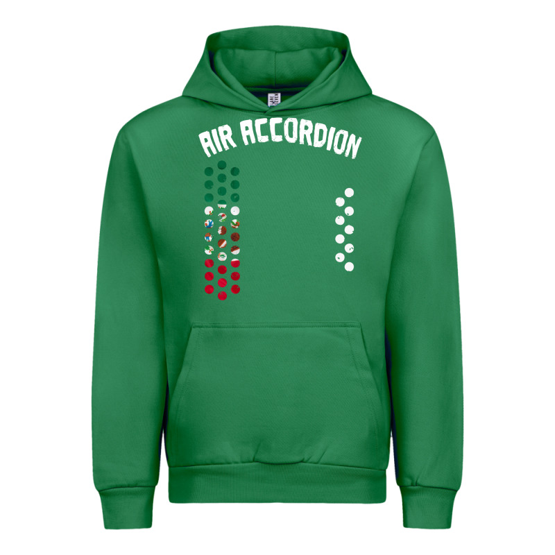 Mexican Flag Air Accordion Music Instrument Lover Gift Urban Hoodie by linhVisuals | Teevron