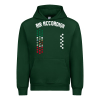 Forest Green mexican flag air accordion music instrument lover gift Urban Hoodie - linhVisuals
