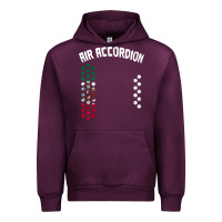 Mauve Wine mexican flag air accordion music instrument lover gift Urban Hoodie - linhVisuals