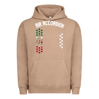 Pigment Burro mexican flag air accordion music instrument lover gift Urban Hoodie - linhVisuals