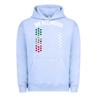 Pigment Grape Ice mexican flag air accordion music instrument lover gift Urban Hoodie - linhVisuals