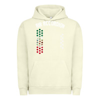 Pigment Pistachio mexican flag air accordion music instrument lover gift Urban Hoodie - linhVisuals