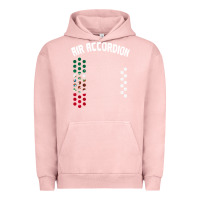 Pigment Salmon mexican flag air accordion music instrument lover gift Urban Hoodie - linhVisuals
