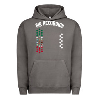 Pigment Tornado mexican flag air accordion music instrument lover gift Urban Hoodie - linhVisuals