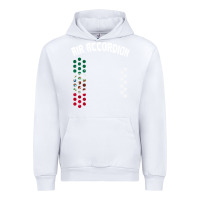 White mexican flag air accordion music instrument lover gift Urban Hoodie - linhVisuals