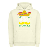 Pigment Pistachio mexicans say feliz navidad bitchahos funny merry christmas sombrero Urban Hoodie - linhVisuals