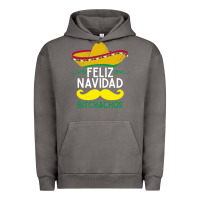 Pigment Tornado mexicans say feliz navidad bitchahos funny merry christmas sombrero Urban Hoodie - linhVisuals