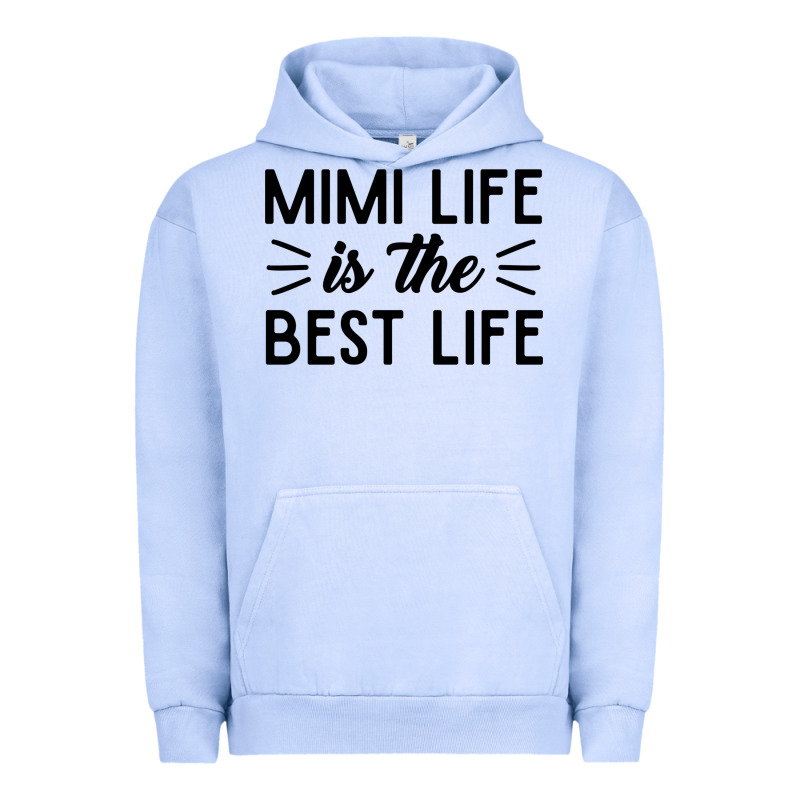 Mimi Life Is The Best Life Blessed Grandma Mom Cute Gift Urban Hoodie by linhVisuals | Teevron