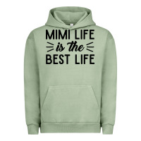 Pigment Oil Green mimi life is the best life blessed grandma mom cute gift Urban Hoodie - linhVisuals
