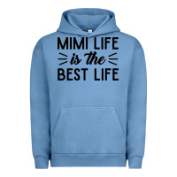 Pigment Pebble Blue mimi life is the best life blessed grandma mom cute gift Urban Hoodie - linhVisuals