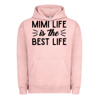 Pigment Salmon mimi life is the best life blessed grandma mom cute gift Urban Hoodie - linhVisuals