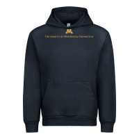 Navy University of Minnesota Crookston, apparel Urban Hoodie - linhVisuals