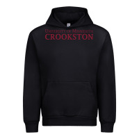 Black University of Minnesota Crookston, apparel Urban Hoodie - linhVisuals
