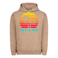 Miami 80s Sunset Urban Hoodie | Teevron