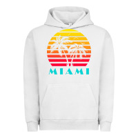 Pigment Lunar Rock miami 80s sunset Urban Hoodie - linhVisuals