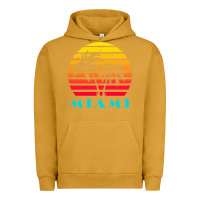 Pigment Peanut Butter miami 80s sunset Urban Hoodie - linhVisuals