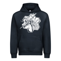 Navy the fantasy trip megahex dragon Urban Hoodie - linhVisuals