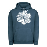 Pigment Midnight Navy the fantasy trip megahex dragon Urban Hoodie - linhVisuals