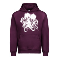 Mauve Wine the fantasy trip  octopus Urban Hoodie - linhVisuals