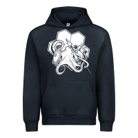 Navy the fantasy trip  octopus Urban Hoodie - linhVisuals