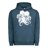 Pigment Midnight Navy the fantasy trip  octopus Urban Hoodie - linhVisuals