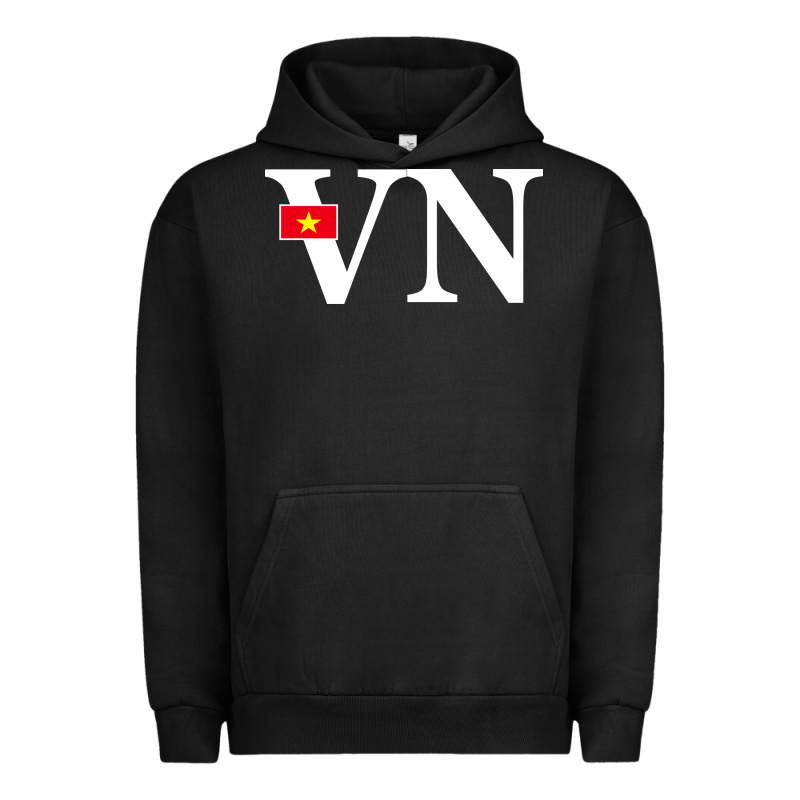 Vietnam Flag And Country Initials Urban Hoodie by linhVisuals | Teevron