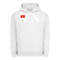 Pigment Lunar Rock Vietnam Flag and Country Initials Urban Hoodie - linhVisuals
