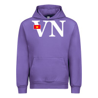 Tulip Vietnam Flag and Country Initials Urban Hoodie - linhVisuals