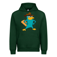 Forest Green phineas and ferb, agent p, perry the platypus Urban Hoodie - linhVisuals