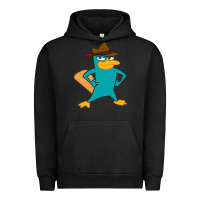 Pigment Black phineas and ferb, agent p, perry the platypus Urban Hoodie - linhVisuals