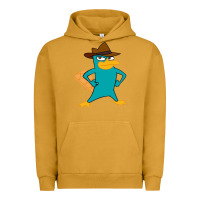 Pigment Peanut Butter phineas and ferb, agent p, perry the platypus Urban Hoodie - linhVisuals