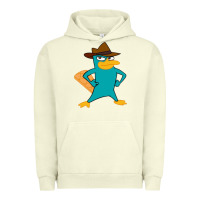 Pigment Pistachio phineas and ferb, agent p, perry the platypus Urban Hoodie - linhVisuals