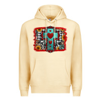 Pina Colada Christmas cross with background Premium Hoodie - Jasminsmagicworld