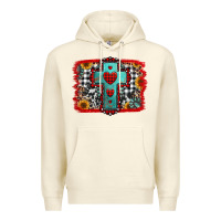 Sandshell Christmas cross with background Premium Hoodie - Jasminsmagicworld