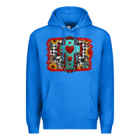 True Royal Christmas cross with background Premium Hoodie - Jasminsmagicworld