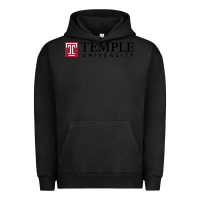 Pigment Black The temple university Urban Hoodie - linhVisuals