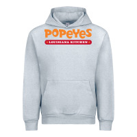 Heather Grey popeyes louisiana kitchen Urban Hoodie - linhVisuals