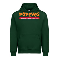 Forest Green popeyes louisiana kitchen Urban Hoodie - linhVisuals